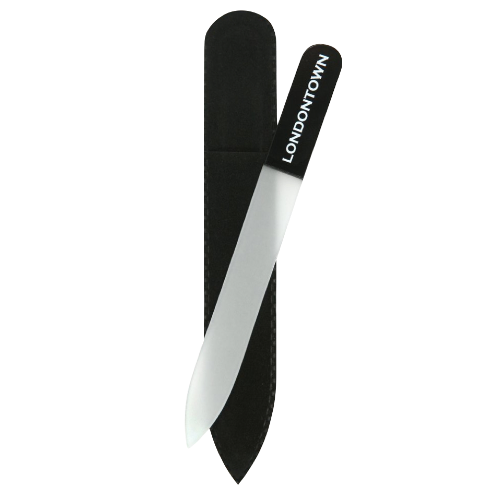 Kur - Glass Nail File - Black